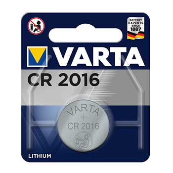 Pilhas CR2016 Lithium 3V 90mAh Varta 1un