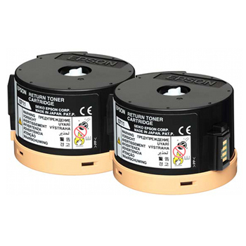 Pack Toners Epson C13S050711 Preto 2500 Pág.