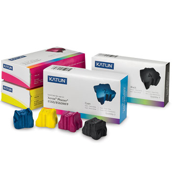 Pack Tinta Sólida Compatível Xerox Preto 4500 Pág. 3un