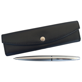 Esferográfica +  Bolsa Cross ATX Cromado Fosco